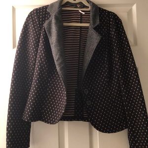 Free People Patterned Blazer